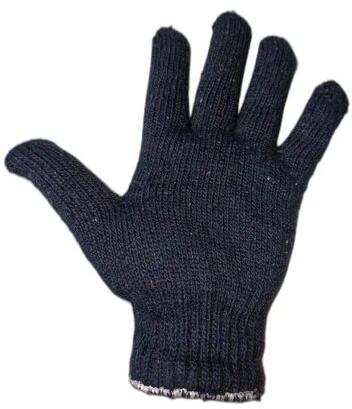 Cotton / Poly-Cotton Knitted Hand Gloves, for Industrial, Size : Free Size