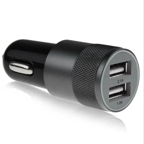 USB Car Charger, Color : Black