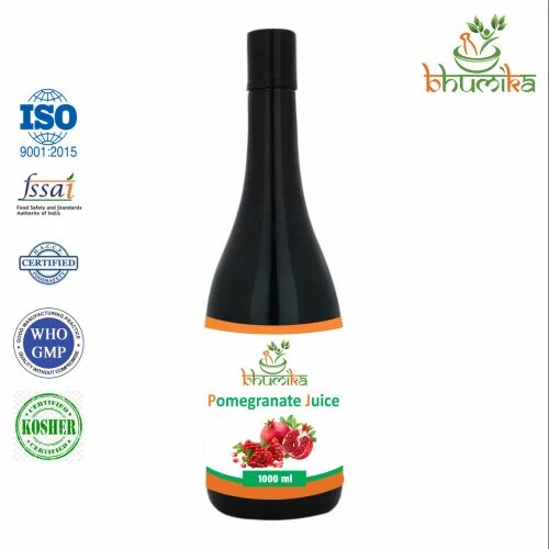 Bhumika Pomegranate Herbal Juice, Packaging Size : 1000 ml