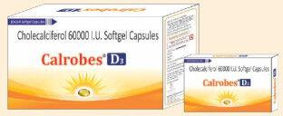  calrobes d3 capsules, Purity : 100%