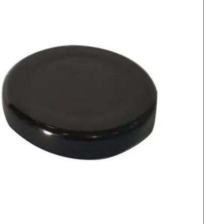 Round Lug Caps, Color : Black