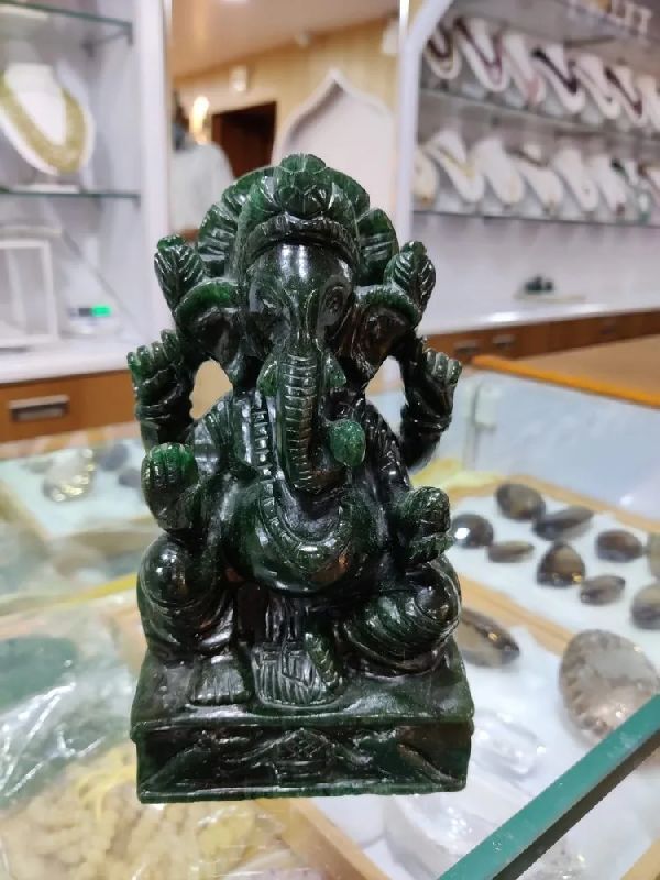 Gemstone Ganesha Statue, Size : 6 INCHES