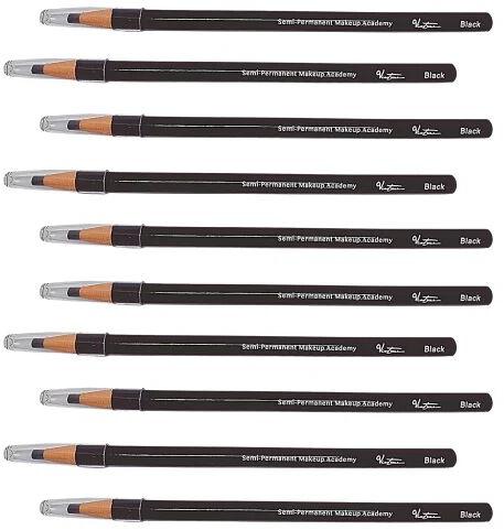 Microblading Eyebrow Pencil, Color : Black