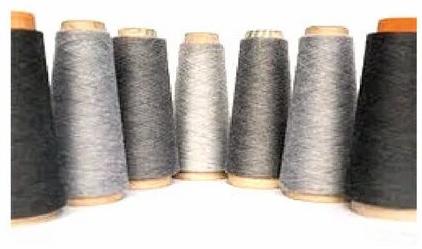Mulit Colour Polyester Plain Melange Yarn, for Industrial, Technics : Machine Made