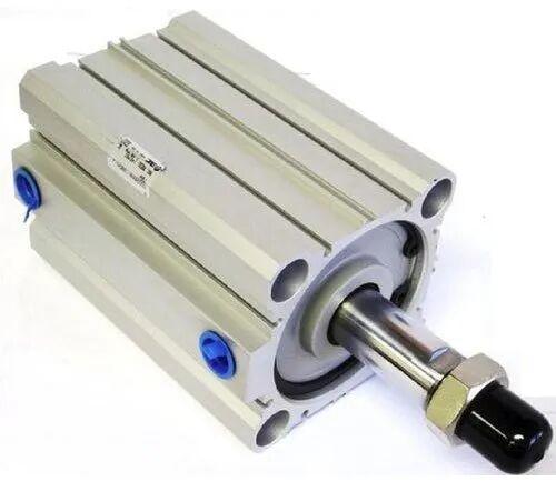 Stainless Steel SMC Compact Air Cylinder, Shape : Square
