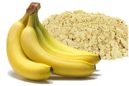 Natural banana powder