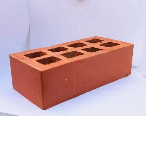 Cubical Clay Wire Cut Bricks, for Partition Walls, Color : Red