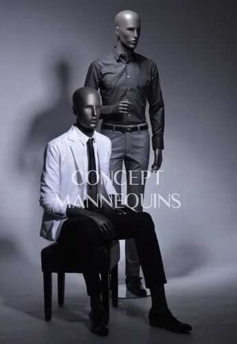 Black Male Sitting Mannequins