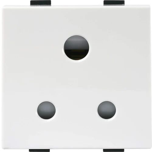Anchor Polycarbonate Modular Three Pin Socket, Power Source : Electric
