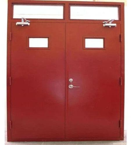 RAWANI AUTOMATION MILD STEEL Powder Coated Fire Doors, Door Type : Fireproof