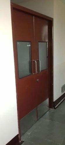 Mild Steel Brown Clean Room Door