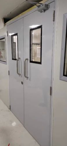 Hinged Customized Operation Theatre Door, Color : White