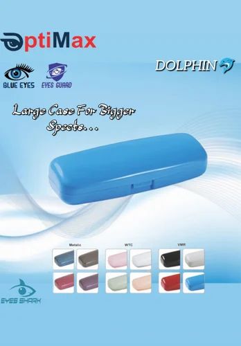 Rectangular Plain Dolphin Plastic Spectacle Case, for Glasses Storage, Feature : Lightweight, Unbreakable