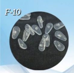 Transparent Plain F-10 Rubber Nose Pad, for Eye Glasses, Sun Glasses, Packaging Type : Plastic Packet