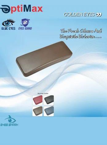 Rectangular Golden Eye Plastic Spectacle Case, for Glasses Storage, Feature : Lightweight, Unbreakable