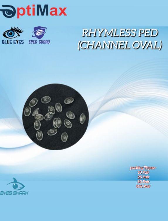 Transparent Plain Rhymless Nose Pad, for Eye Glasses, Packaging Type : Packet