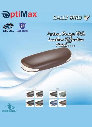 Brown Oval Sally Bird Metal Spectacle Case, for Glasses Storage, Feature : Lightweight, Unbreakable