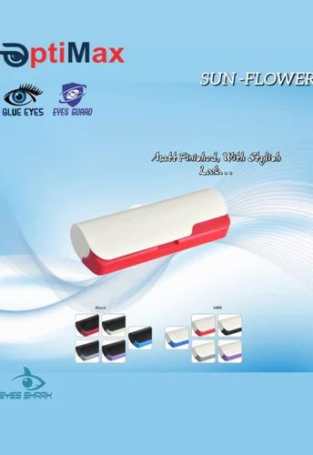 Rectangular Sun Flower Plastic Spectacle Case, for Glasses Storage, Feature : Lightweight