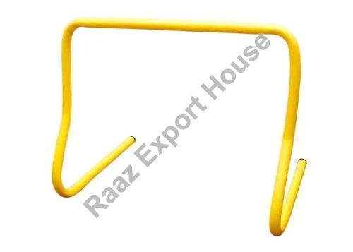 Yellow Polished Plastic Agility Speed Hurdles, For Outdoor Exercise, Sports