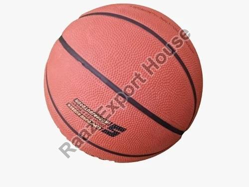 Brown Round Rubber Plain Nivea Basketball, For Playing