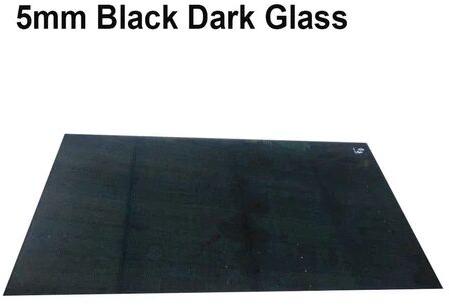 Black Dark Glass, Pattern : Plain