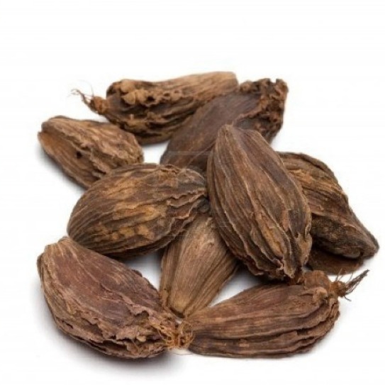 Pods Raw 1836 Black Cardamom, for Used In Savory Dishes