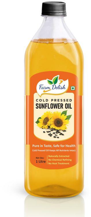 Cold Pressed Sunflower Oil 1ltr, for Cooking