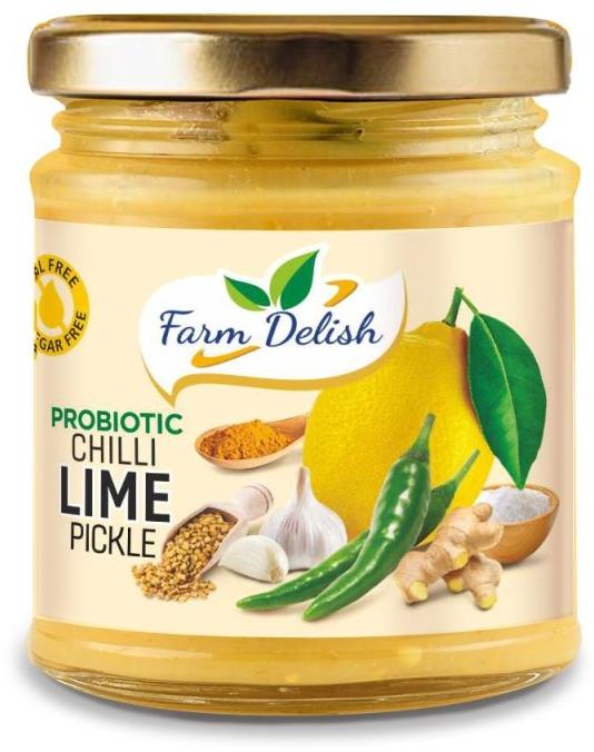 Probiotic Chilli Lime Pickle 350 gms