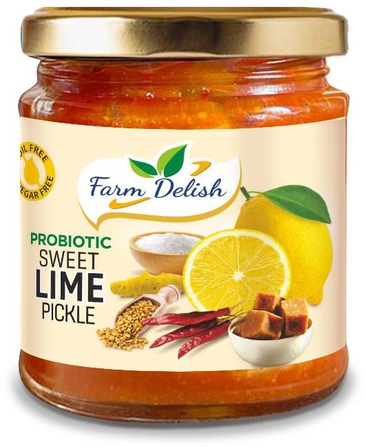 Probiotic Sweet Lime Pickle 350 Gms, Shelf Life : 12 Months