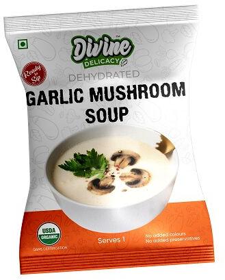 Ready To Sip Garlic Mushroom Soup