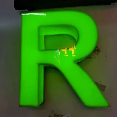 LED Acrylic Letter, Color : Green