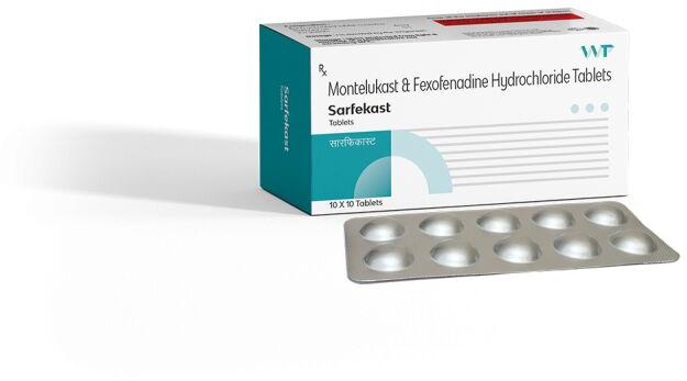 Montelukast 10mg+Fexofenadine 120mg