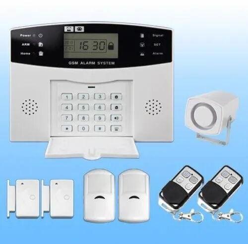 Plastic Wireless Alarm System, Color : White, Black
