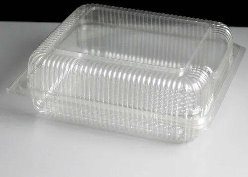 Plastic Hinged Box, for Food