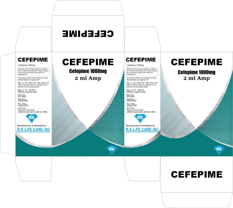 cefepime 1000mg injection