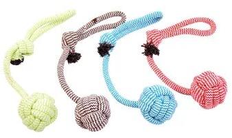 Rope Dog Toy, Color : Multicolor