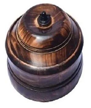 Wooden Casserole, Shape : Round