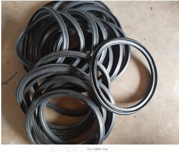 Black EPDM DWC Pipe Rubber Ring, Shape : Round