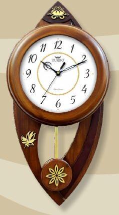 Wooden aqs-1021 pendulum clock, for Home, Office, Decoration