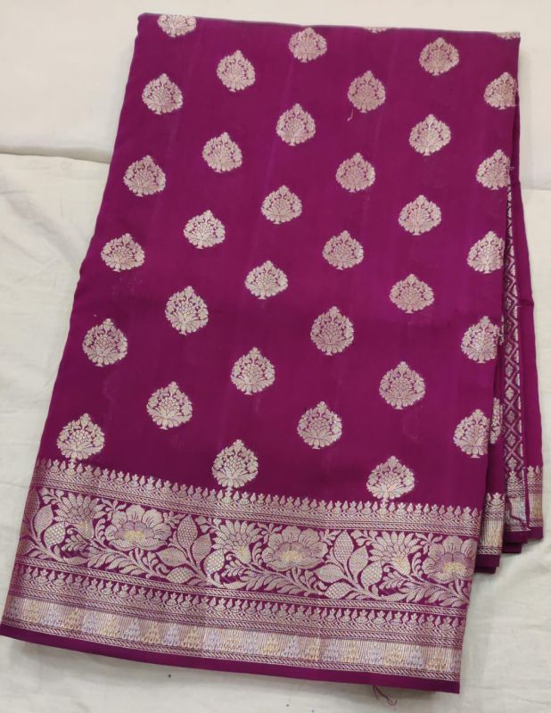Light Purple Matka Silk Saree, Occasion : Festival Wear, Party Wear
