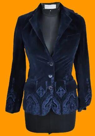 Ladies Velvet Night Coat