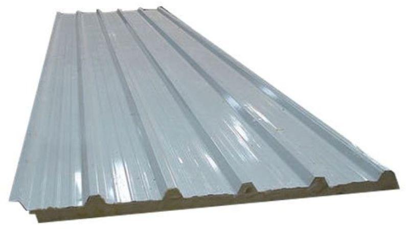 Grey Insulated Roofing Panel