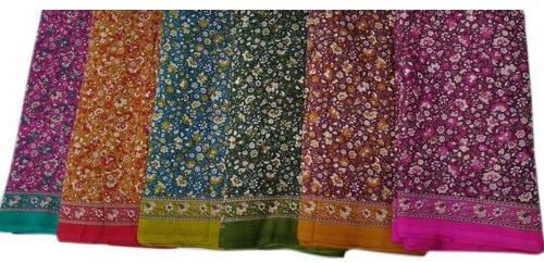 Unstitched Cotton Indian Nauvari Saree, Saree Length : 6.5 Meter