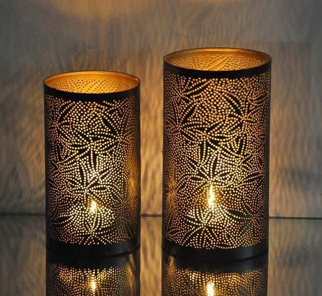 AL2017 Iron Votive Candle Holder, for Decoration, Feature : Attractive Pattern, Dust Resistance, Fine Finished