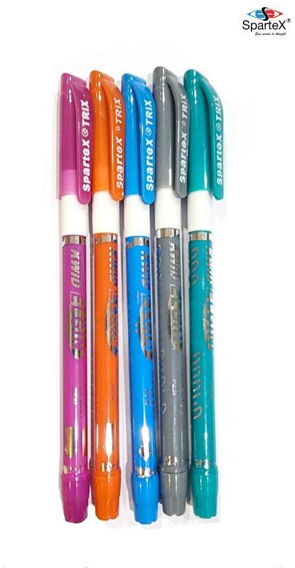 Multi Color Blue Plastic Spartex Reusable Ball Pen, For Writing, Promotional Gifting