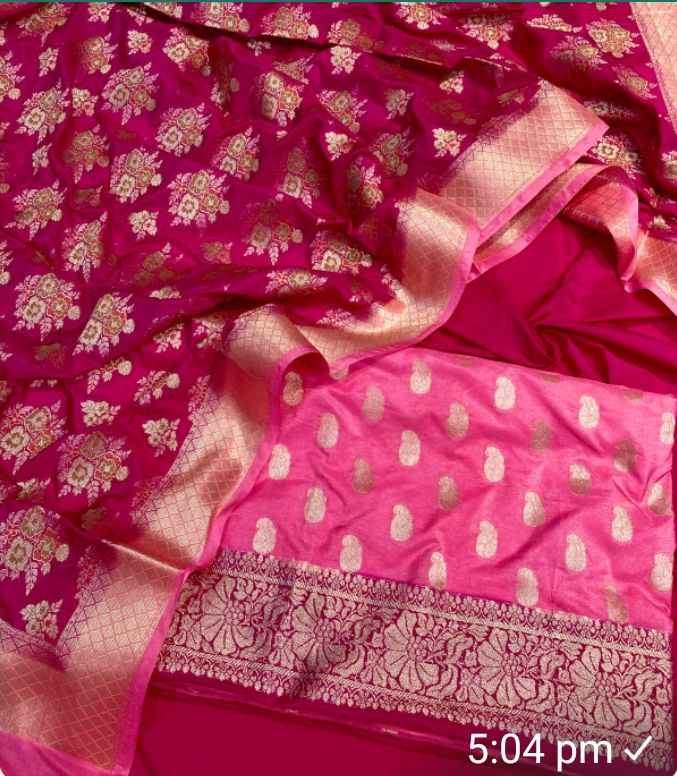 Banarasi Soft Silk Suit