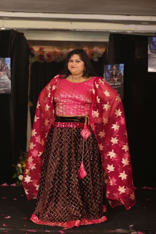 Elegant Magenta Lehenga Choli