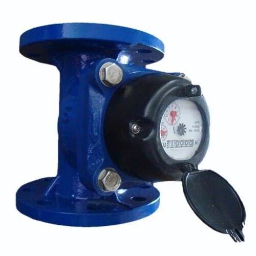 Cast Iron Battery Powder Coated Water Bulk Flow Meter, for Residential, Packaging Type : Carton Box