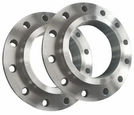 Silver Round A105 Industrial Mild Steel Flanges, for Automobiles Use, Fittings, Packaging Type : Carton