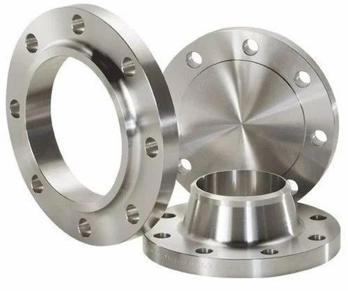 Round Polished Industrial Mild Steel Flanges, for Automobiles Use, Fittings, Packaging Type : Carton